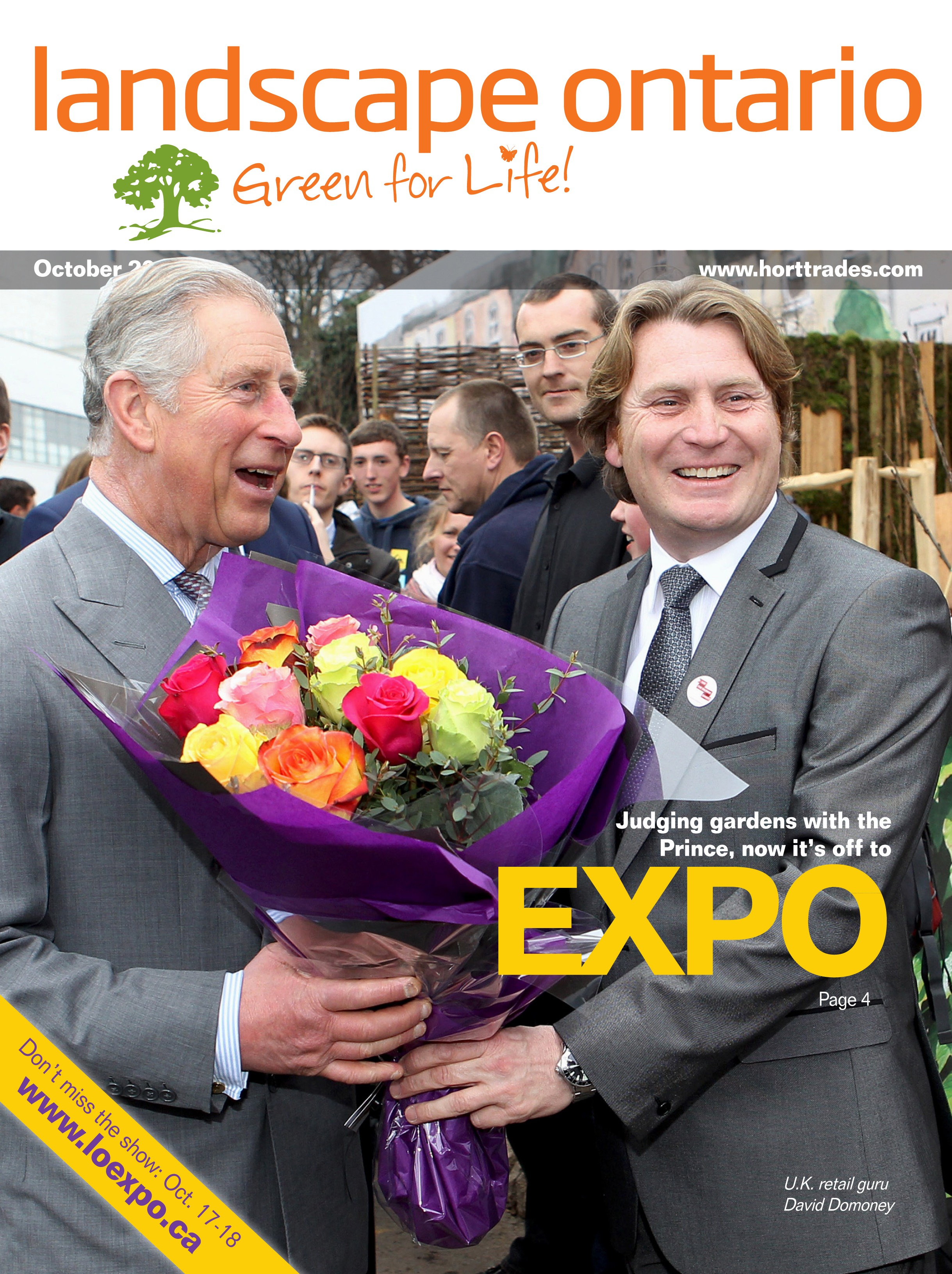 magazine cover october 2012