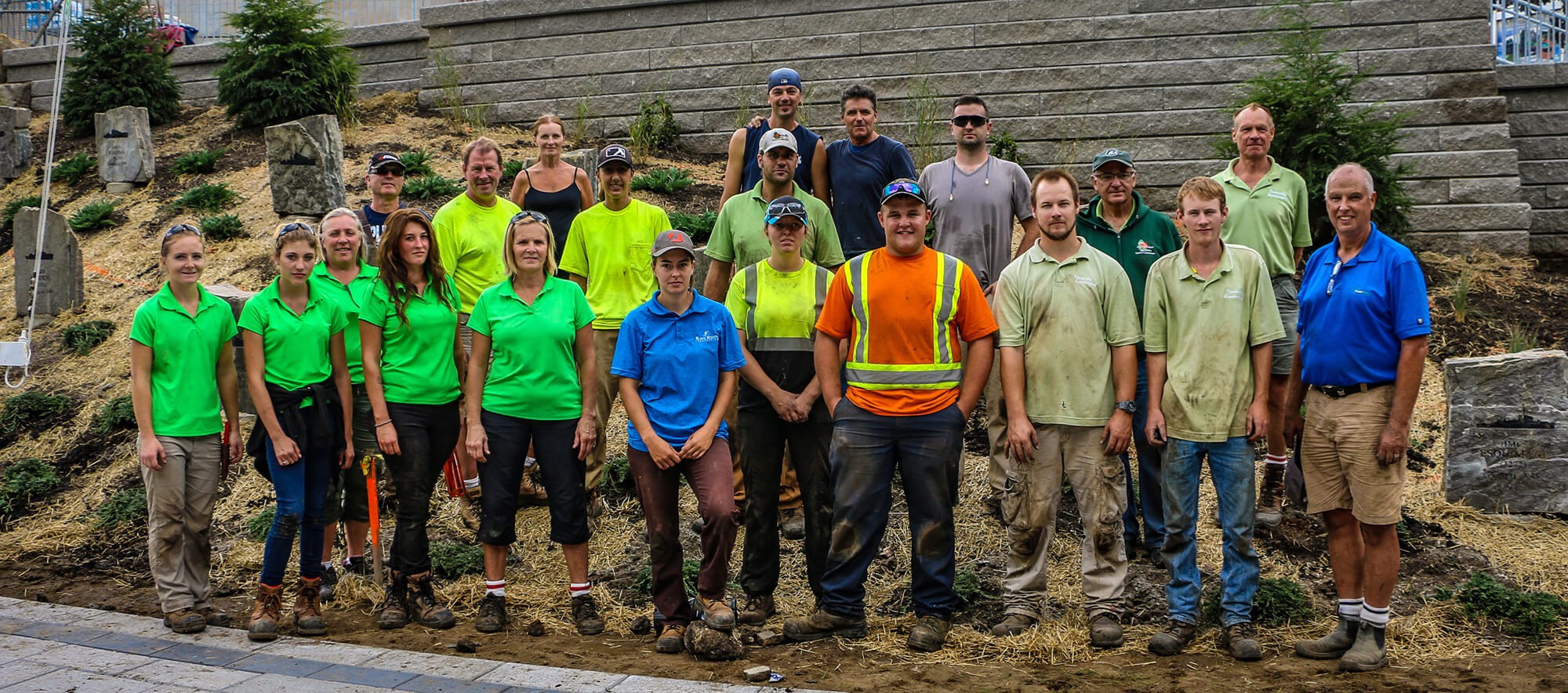 group of volunteers