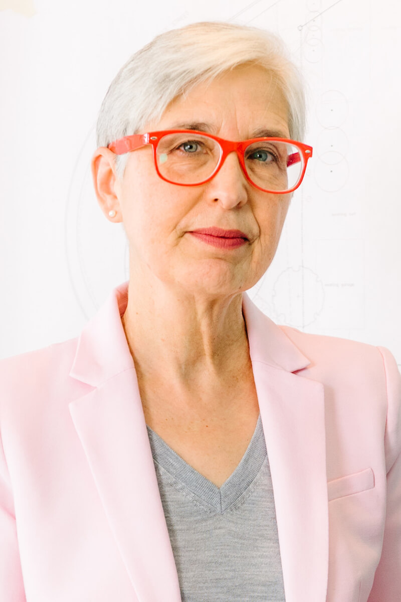 woman wearing glasses